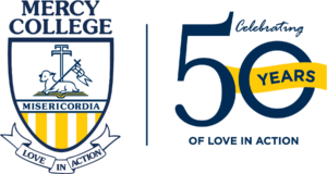 Mercy College 50th Anniversary Logo