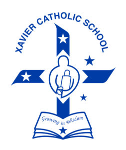 Xavier School Logo PMS 293